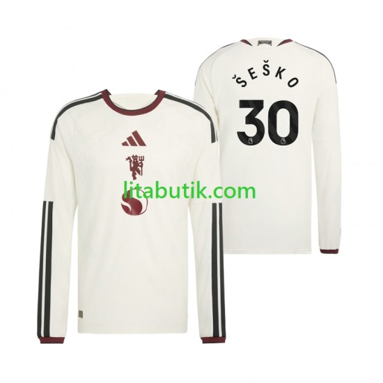 Manchester United Benjamin Sesko 30 Män Tredje Fotbollströja 2026-2027 Långärmad