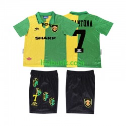 Manchester United CANTONA 7 1992 1994 Retro Barn Tredje Fotbollströja Kortärmad
