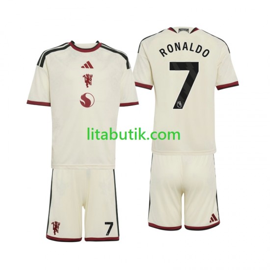 Manchester United Cristiano Ronaldo 7 Barn Tredje Fotbollströja 2026-2027 Kortärmad