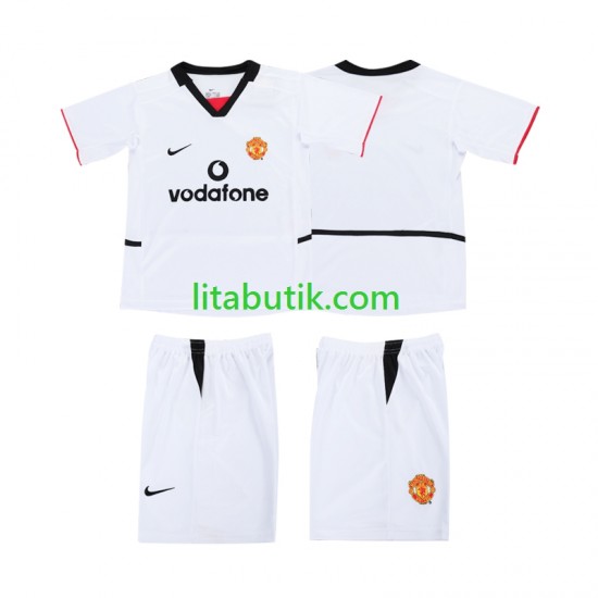 Manchester United 2003 Barn Borta Fotbollströja 2002 Kortärmad