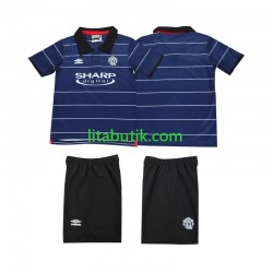 Manchester United 2000 Retro Barn Borta Fotbollströja 1999 Kortärmad Manchester United 2000 Retro Barn Borta Fotbollströja 1999 Kortärmad