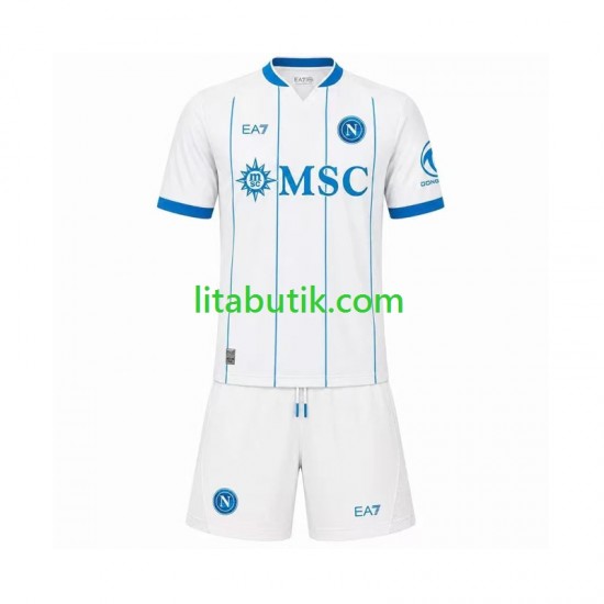 SSC Napoli Barn Borta Fotbollströja 2026-2027 Kortärmad