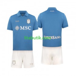 SSC Napoli Barn Hemma Fotbollströja 2026-2027 Kortärmad