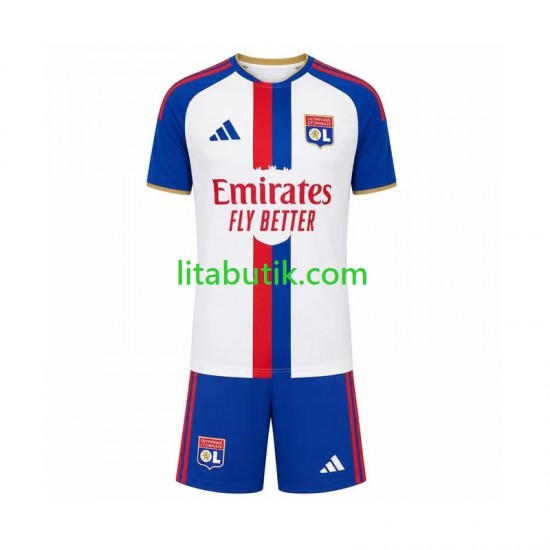 Olympique Lyonnais Barn Borta Fotbollströja 2026-2027 Kortärmad