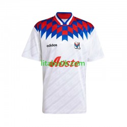 Olympique Lyonnais 1995 1996 Retro Män Hemma Fotbollströja Kortärmad Olympique Lyonnais 1995 1996 Retro Män Hemma Fotbollströja Kortärmad