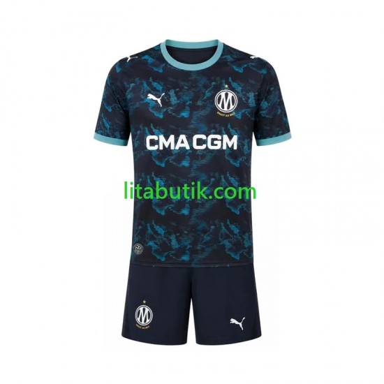 Olympique de Marseille Barn Borta Fotbollströja 2026-2027 Kortärmad