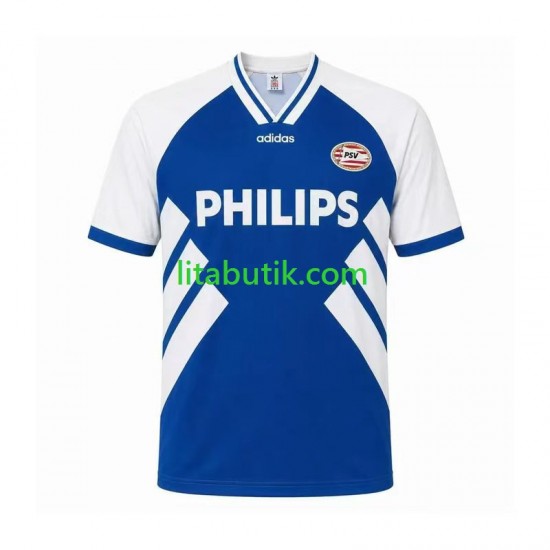 PSV Eindhoven 1994 Retro Män Borta Fotbollströja Kortärmad