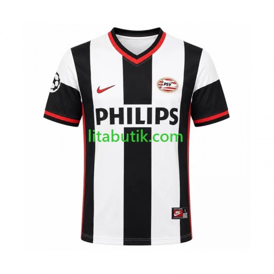 PSV Eindhoven Retro Män Borta Fotbollströja 1998 Kortärmad