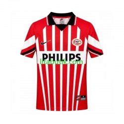 PSV Eindhoven 1997 Retro Män Hemma Fotbollströja Kortärmad PSV Eindhoven 1997 Retro Män Hemma Fotbollströja Kortärmad