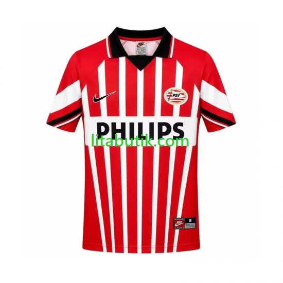 PSV Eindhoven 1997 Retro Män Hemma Fotbollströja Kortärmad