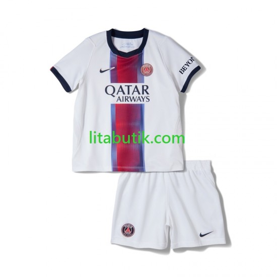 Paris Saint-Germain Barn Borta Fotbollströja 2026-2027 Kortärmad