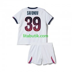 Paris Saint-Germain Matvey Safonov 39 Barn Borta Fotbollströja 2026-2027 Kortärmad