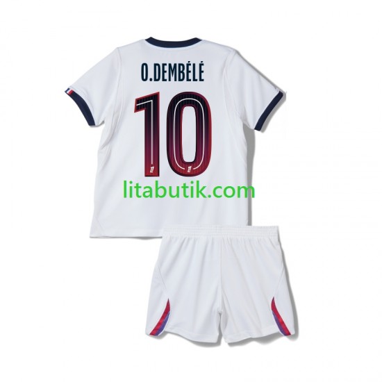 Paris Saint-Germain Ousmane Dembele 10 Barn Borta Fotbollströja 2026-2027 Kortärmad