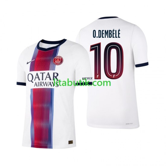 Paris Saint-Germain Ousmane Dembele 10 Män Borta Fotbollströja 2026-2027 Kortärmad