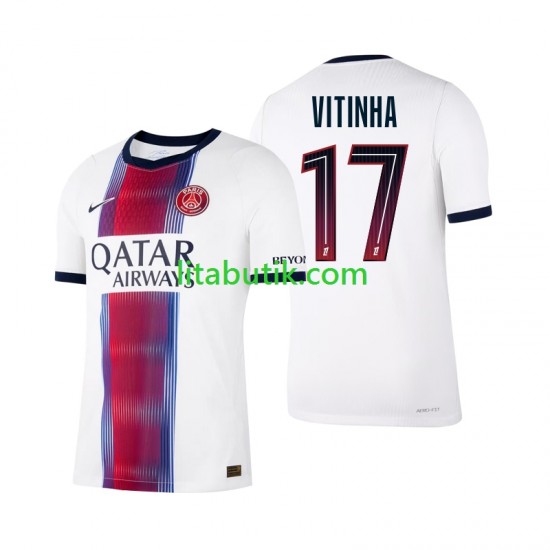 Paris Saint-Germain Vitinha 17 Män Borta Fotbollströja 2026-2027 Kortärmad