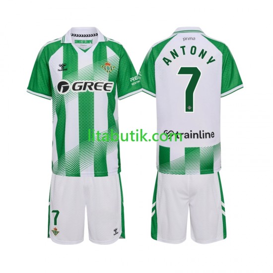 Real Betis Anthoy 7 Barn Hemma Fotbollströja 2026-2027 Kortärmad