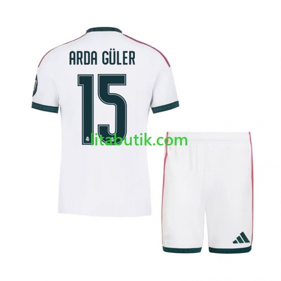 Real Madrid Arda Guler 15 Barn Hemma Fotbollströja 2026-2027 Kortärmad