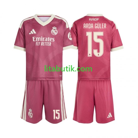 Real Madrid Arda Guler 15 Barn Tredje Fotbollströja 2026-2027 Kortärmad