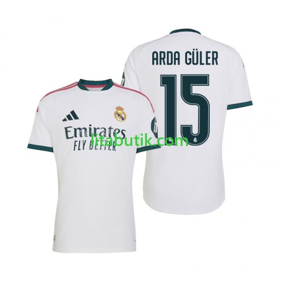 Real Madrid Arda Guler 15 Män Hemma Fotbollströja 2026-2027 Kortärmad