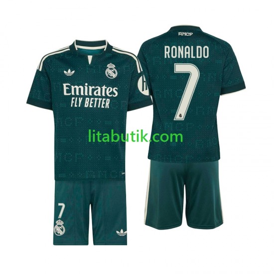 Real Madrid Cristiano Ronaldo 7 Barn Borta Fotbollströja 2026-2027 Kortärmad