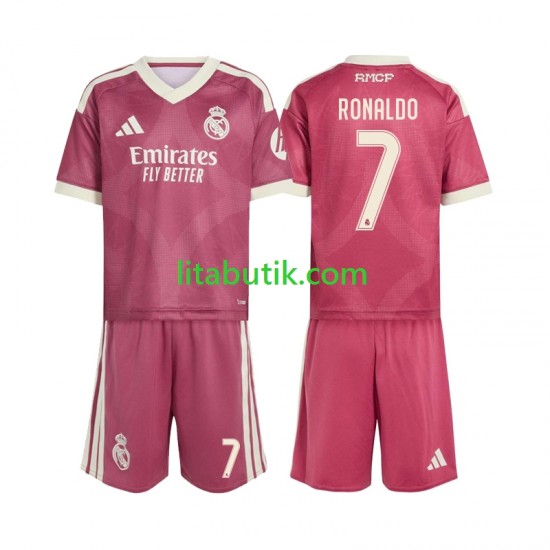 Real Madrid Cristiano Ronaldo 7 Barn Tredje Fotbollströja 2026-2027 Kortärmad