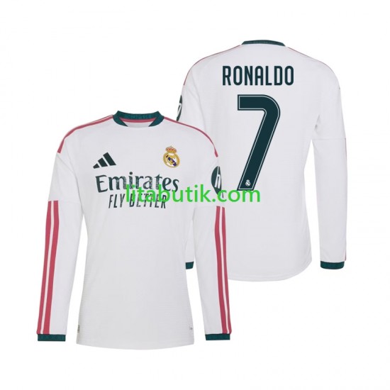 Real Madrid Cristiano Ronaldo 7 Män Hemma Fotbollströja 2026-2027 Långärmad
