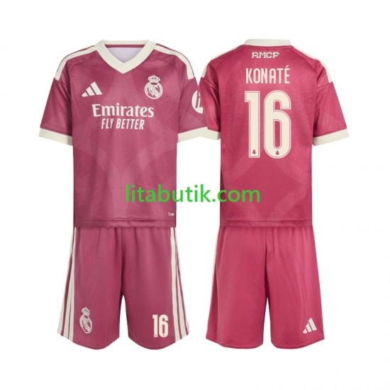 Real Madrid Ibrahima Konate 16 Barn Tredje Fotbollströja 2026-2027 Kortärmad