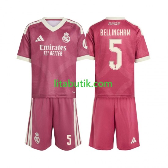 Real Madrid Jude Bellingham 5 Barn Tredje Fotbollströja 2026-2027 Kortärmad