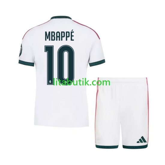 Real Madrid Mbappé Kylian 10 Barn Hemma Fotbollströja 2026-2027 Kortärmad