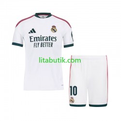 Real Madrid Mbappé Kylian 10 Barn Hemma Fotbollströja 2026-2027 Kortärmad