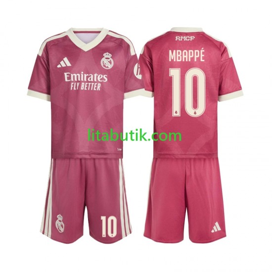 Real Madrid Mbappé Kylian 10 Barn Tredje Fotbollströja 2026-2027 Kortärmad