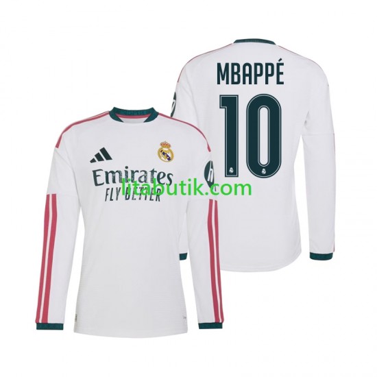 Real Madrid Mbappé Kylian 10 Män Hemma Fotbollströja 2026-2027 Långärmad