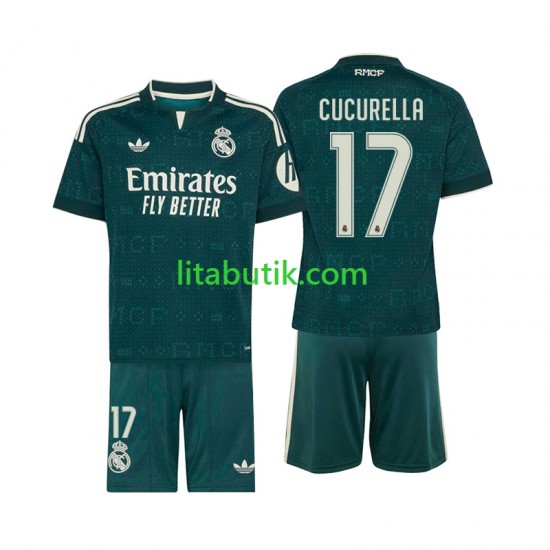 Real Madrid Marc Cucurella 17 Barn Borta Fotbollströja 2026-2027 Kortärmad