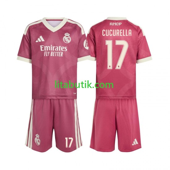 Real Madrid Marc Cucurella 17 Barn Tredje Fotbollströja 2026-2027 Kortärmad