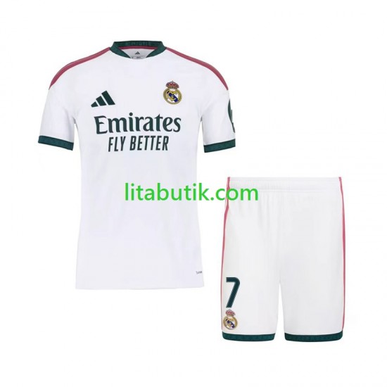 Real Madrid Vinicius Junior 7 Barn Hemma Fotbollströja 2026-2027 Kortärmad