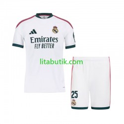 Real Madrid Yan Diomande 25 Barn Hemma Fotbollströja 2026-2027 Kortärmad