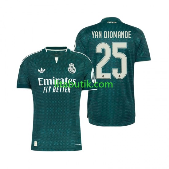 Real Madrid Yan Diomande 25 Män Borta Fotbollströja 2026-2027 Kortärmad