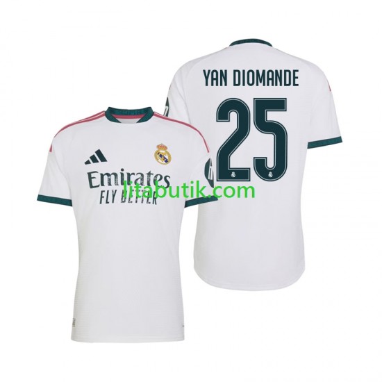 Real Madrid Yan Diomande 25 Män Hemma Fotbollströja 2026-2027 Kortärmad