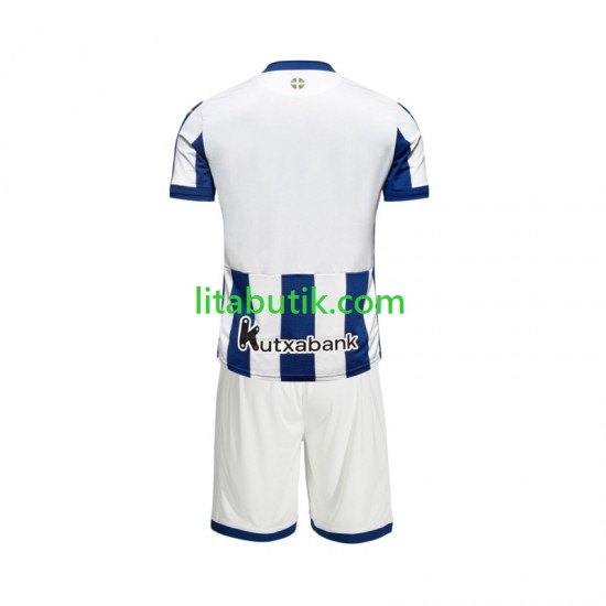 Real Sociedad Barn Hemma Fotbollströja 2026-2027 Kortärmad