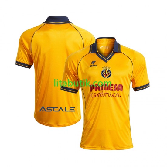 Villarreal CF Retro Män Hemma Fotbollströja 2025-2026 Kortärmad