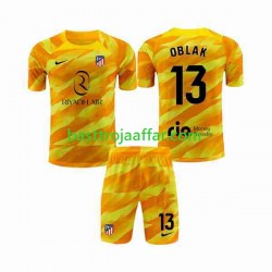 Atlético Madrid Jan Oblak 13 Orangecolor Målvakt Barn Fotbollströja 2023-2024 Kortärmad Atlético Madrid Jan Oblak 13 Orangecolor Målvakt Barn Fotbollströja 2023-2024 Kortärmad