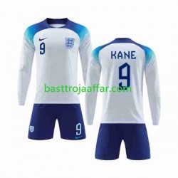 England Kane 9 Barn Hemma Fotbollströja VM 2022 Långärmad England Kane 9 Barn Hemma Fotbollströja VM 2022 Långärmad