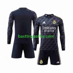 Real Madrid Barn Borta Fotbollströja 2023-2024 Långärmad Real Madrid Barn Borta Fotbollströja 2023-2024 Långärmad