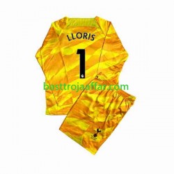 Tottenham Hotspur Hugo Orangecolor Målvakt Barn Borta Fotbollströja 2023-2024 Långärmad