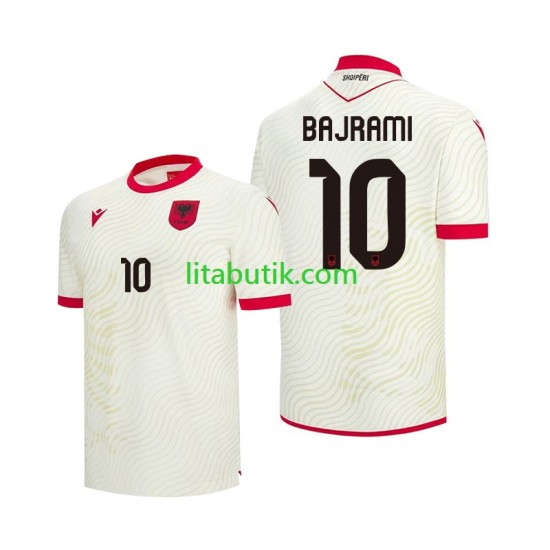 Albanien Nedim Bajrami 10 Män Borta Fotbollströja VM 2026 Kortärmad