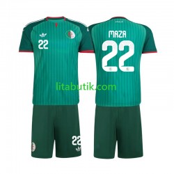 Algeriet Ibrahim Maza 22 Barn Borta Fotbollströja 2026 Kortärmad