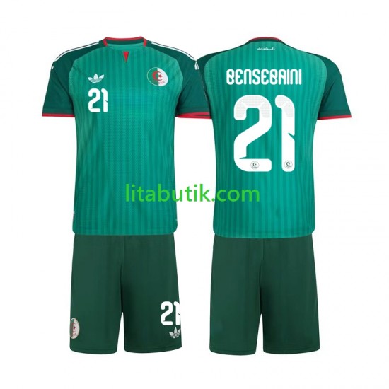 Algeriet Ramy Bensebaini 21 Barn Borta Fotbollströja 2026 Kortärmad