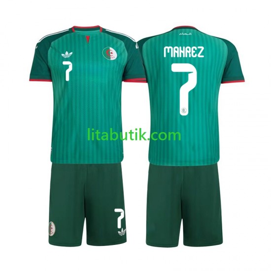 Algeriet Riyad Mahrez 7 Barn Borta Fotbollströja 2026 Kortärmad