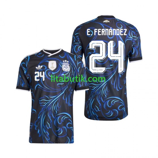 Argentina Enzo Fernandez 24 Män Borta Fotbollströja VM 2026 Kortärmad