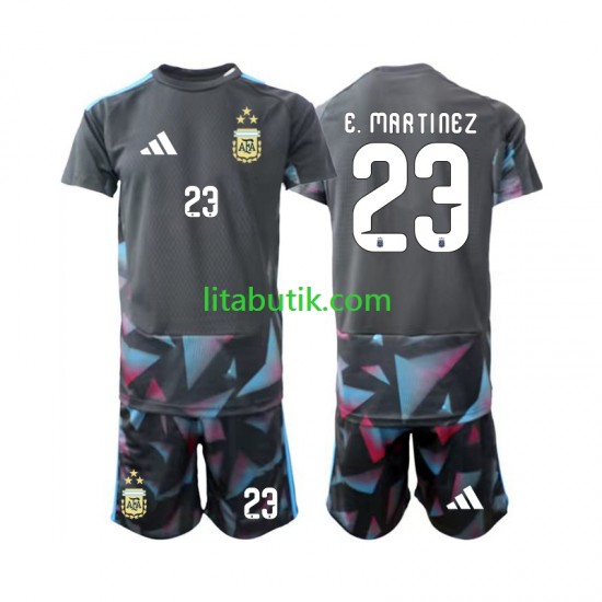 Argentina Emiliano Martinez 23 Målvakt Barn Hemma Fotbollströja VM 2026 Kortärmad